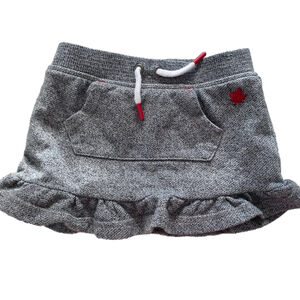Canadiana girls skort organic cotton 12 months